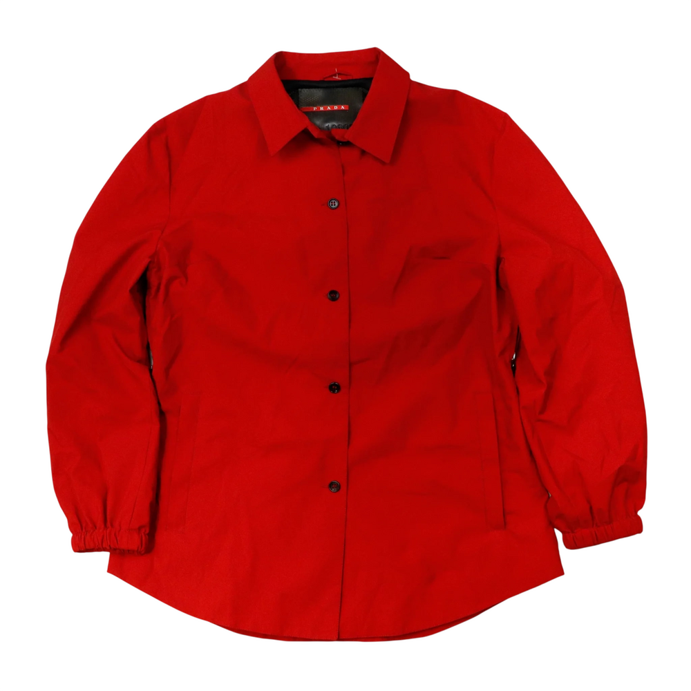 Vintage Prada Red Button Up Jacket Size 46